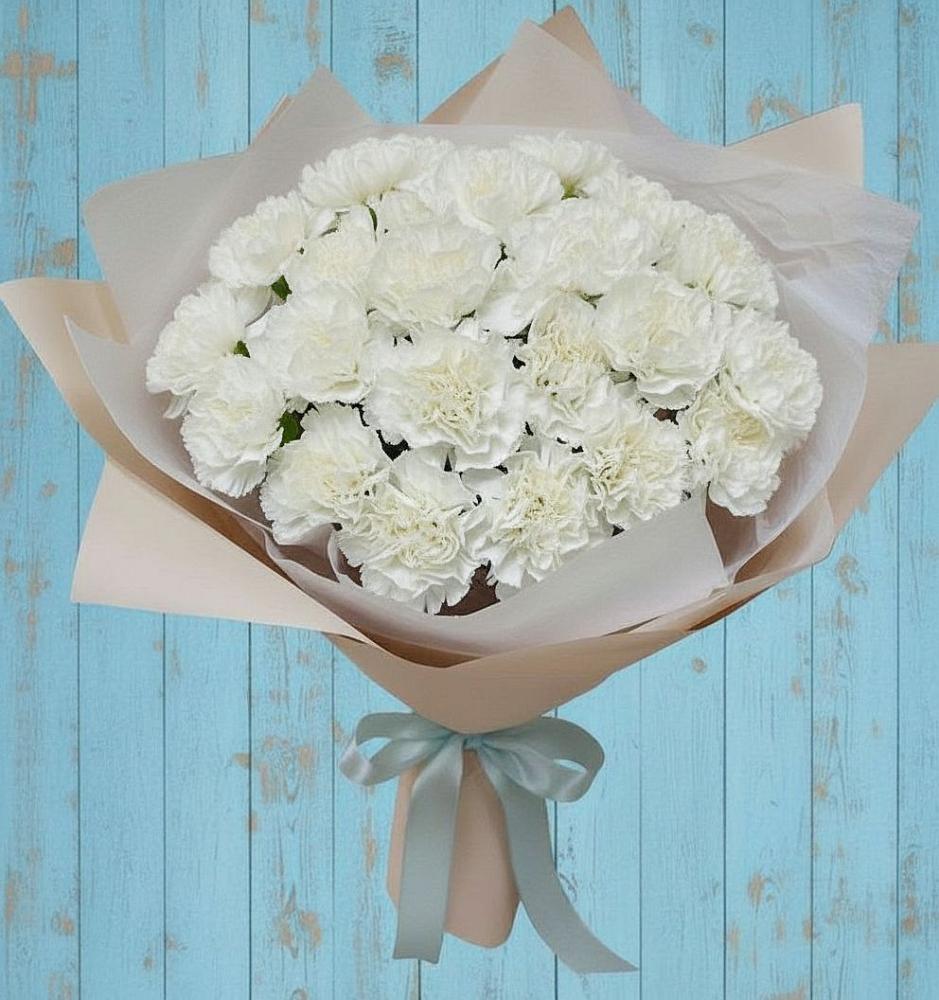 Букет цветов из: Гвоздики в Вершино-Дарасунском