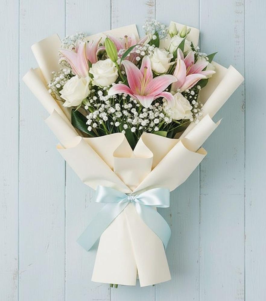 Букет цветов из: Лилии в Вершино-Дарасунском