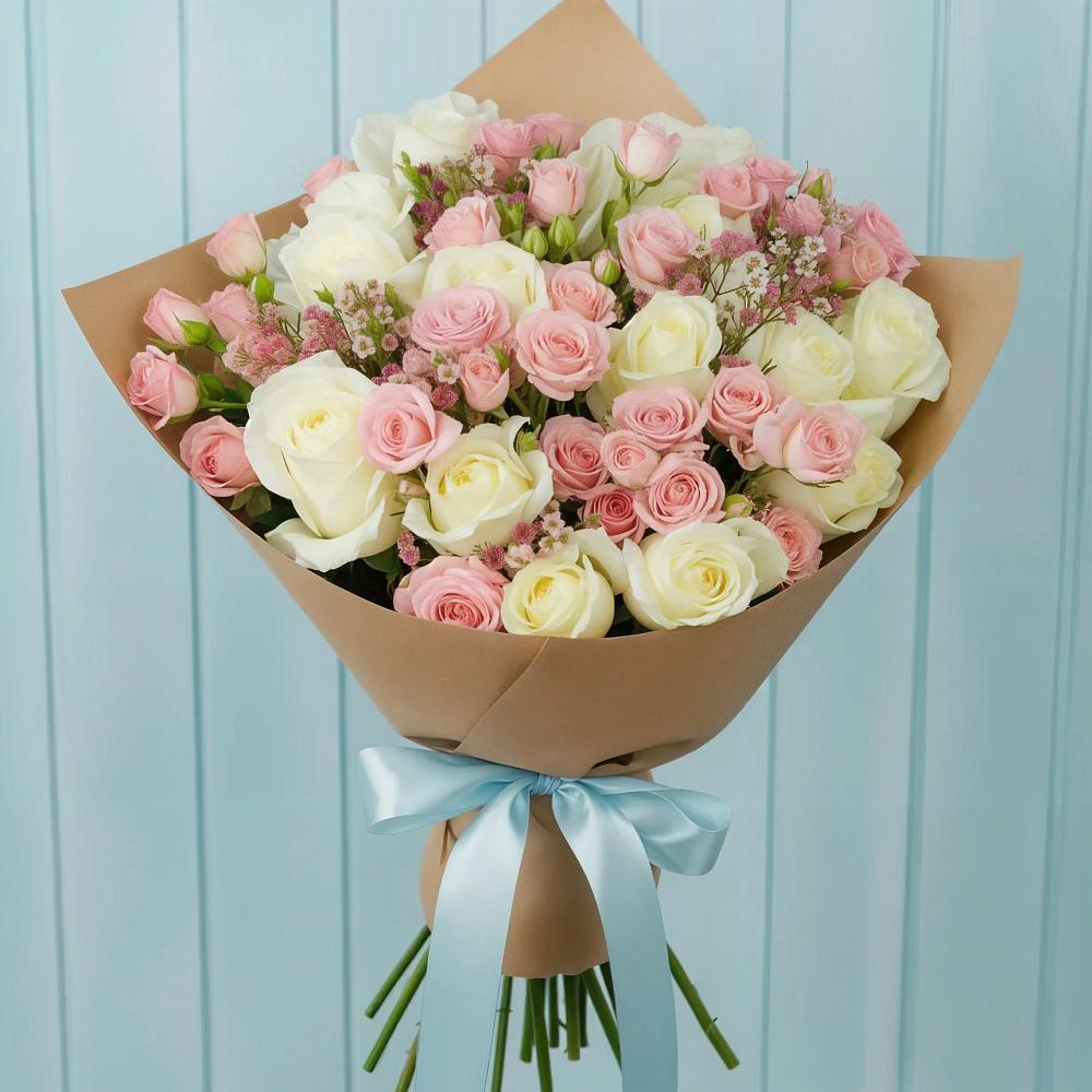 Букет цветов из: Розы в Вершино-Дарасунском