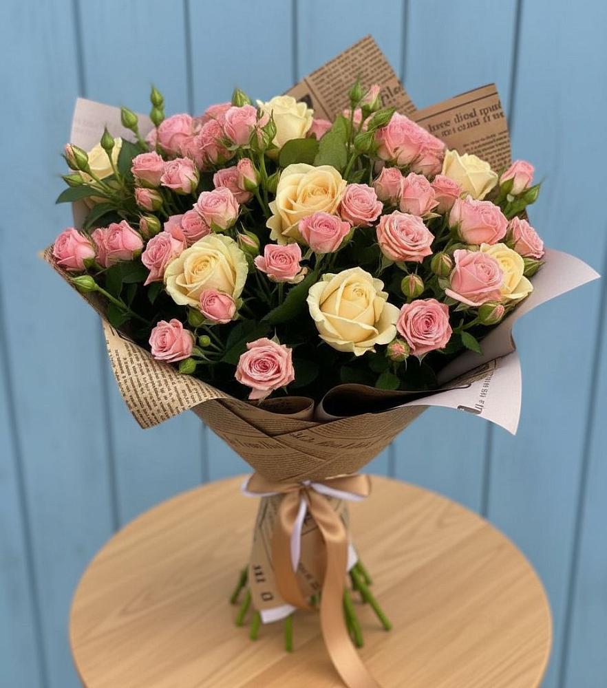 Букет цветов из: Розы в Вершино-Дарасунском