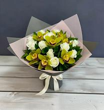 Букет цветов из:  Орхидеи и Розы в Вершино-Дарасунском