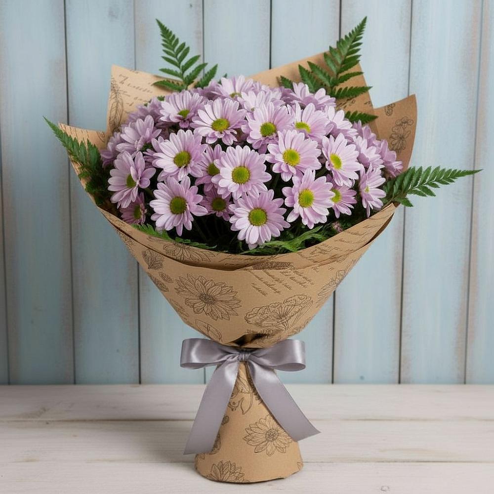 Букет цветов из: Хризантемы в Вершино-Дарасунском