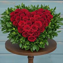 Цветочная композиция из Розы в виде сердца в Вершино-Дарасунском