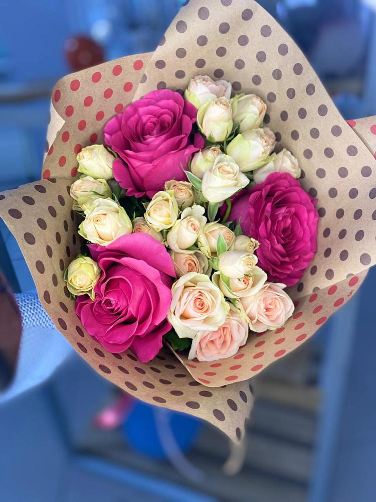 Букет цветов из: Розы в Вершино-Дарасунском