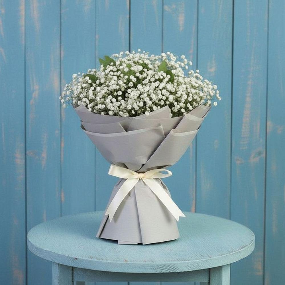 Букет цветов из: Гипсофила в Вершино-Дарасунском