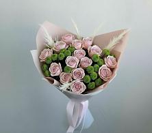 Букет цветов из:  Розы и Хризантемы в Вершино-Дарасунском