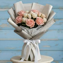 Букет цветов из:  Розы #REPLACE_PRED# Вершино-Дарасунском
