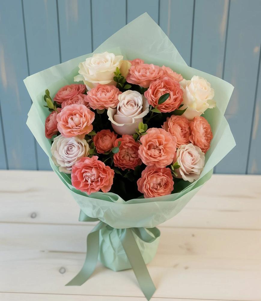 Букет цветов из: Розы в Вершино-Дарасунском