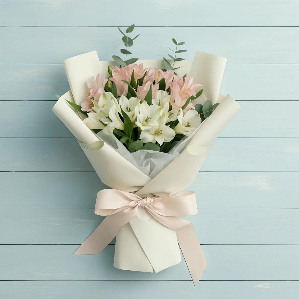 Букет цветов из: Альстромерии в Вершино-Дарасунском