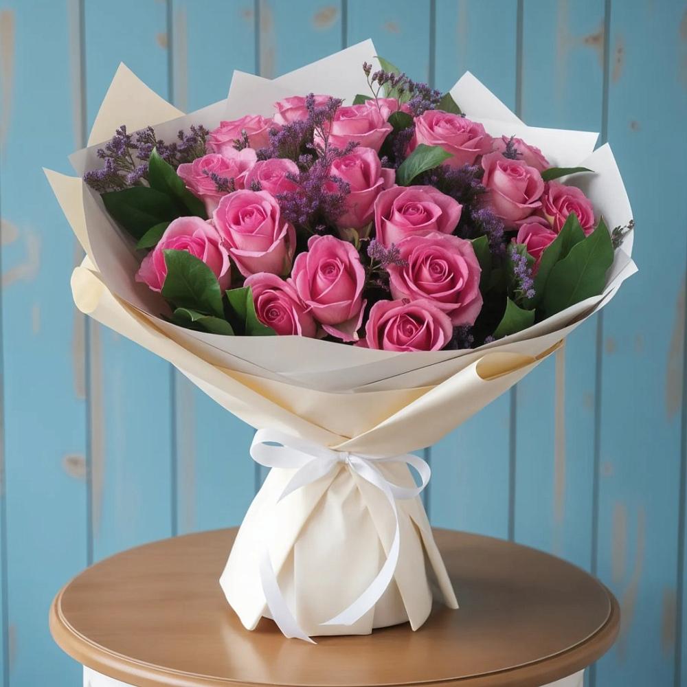 Букет цветов из: Розы в Вершино-Дарасунском