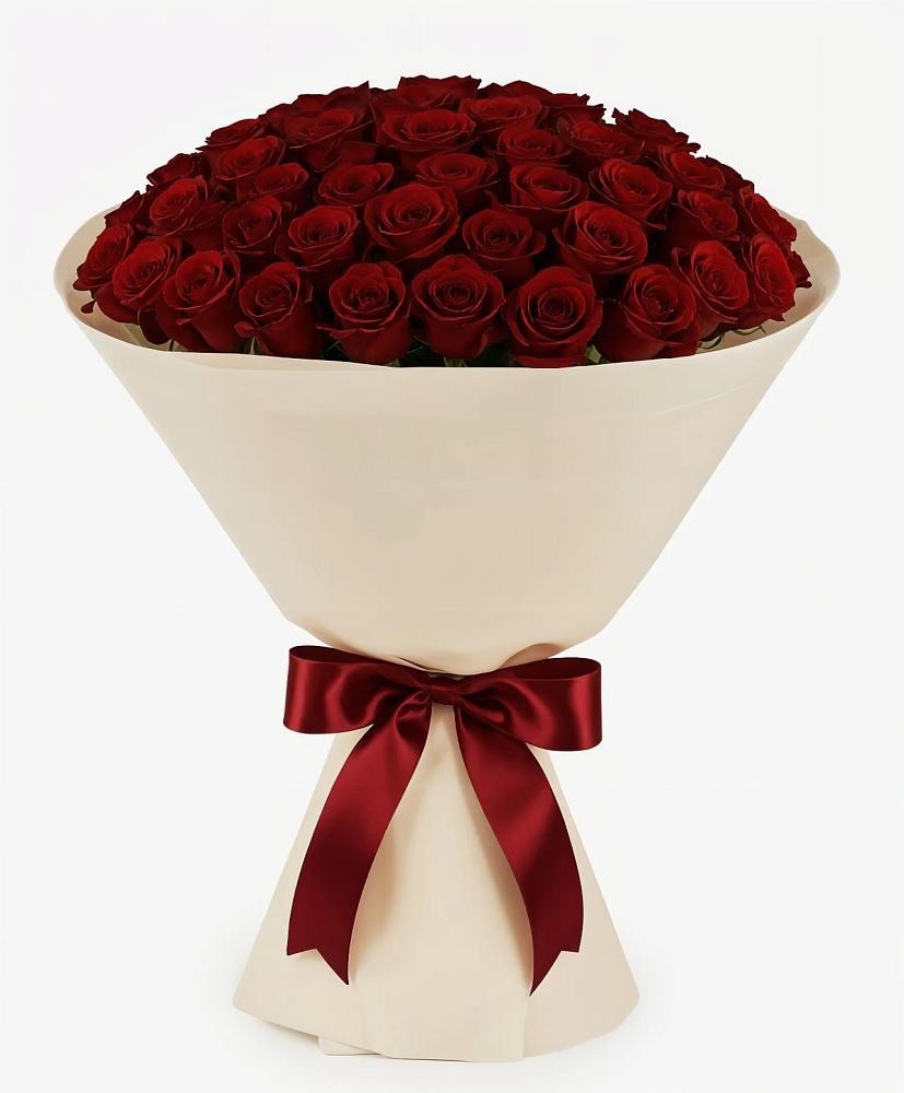 Букет 101 Бордовая роза Блэк Бакарра в Вершино-Дарасунском