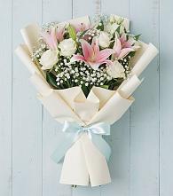 Букет цветов из:  Лилии в Вершино-Дарасунском