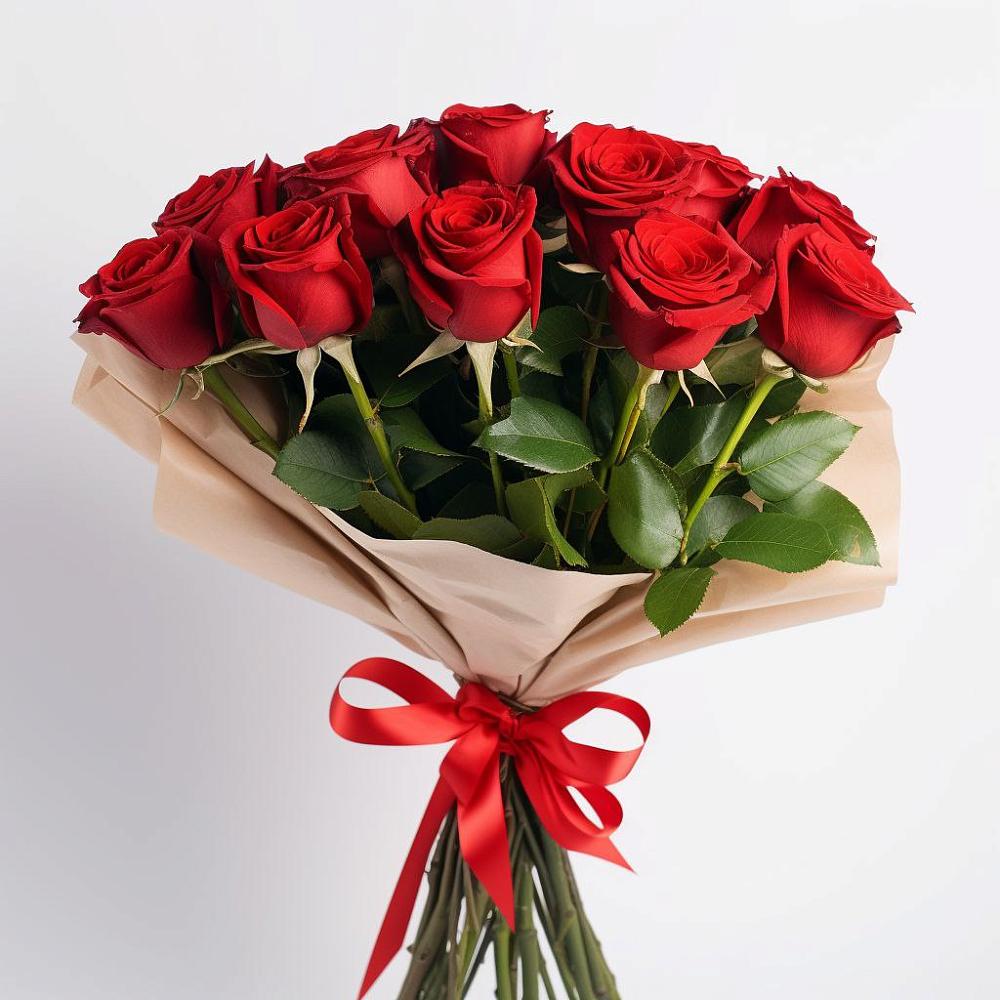 Букет 11 Красных роз Эдлесс Лав в Вершино-Дарасунском