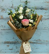 Букет цветов из:  Розы и Лизиантусы #REPLACE_PRED# Вершино-Дарасунском
